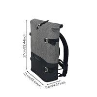 Waterproof Roll-Top Backpack Padded Shoulder Straps TPU Roll-Top Backpack Carry Gear for Commuting