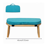 Meditation Bench with Travel Bag Wooden Meditation Bench Angled Furniture for Adults