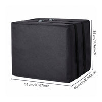 Window Cooling Appliance Cover with Adjustable Straps Zippered Window Air Conditioner Insulation Cover Heavy-Duty for Winter Storage