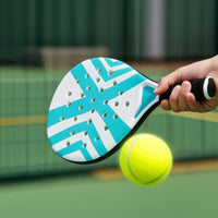 Beach Tennis Paddle Soft Grip Beach Tennis Racket Paddle with Carbon Fiber Face Non-Slip Carbon Fiber Racket Sweat-Resistant