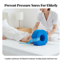 Foot Elevator Cushion Skin-Comfortable Foot Elevator Raise Pillow Breathable Textile Ankle Raise Pillow for Bedridden Patients, Elderly, Bed Rest