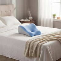 Pressure Relief Hip Elevation Pillow Soft and Breathable Ergonomic Body Inclined High-Rebound Core Prone Reading Lounger Removable Washable Cover for Bedroom