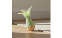 Tumbler Cat Toy With Bell Feather Wobble Toy Promotes Exercise Cat Teaser Rod for Cats, Kittens