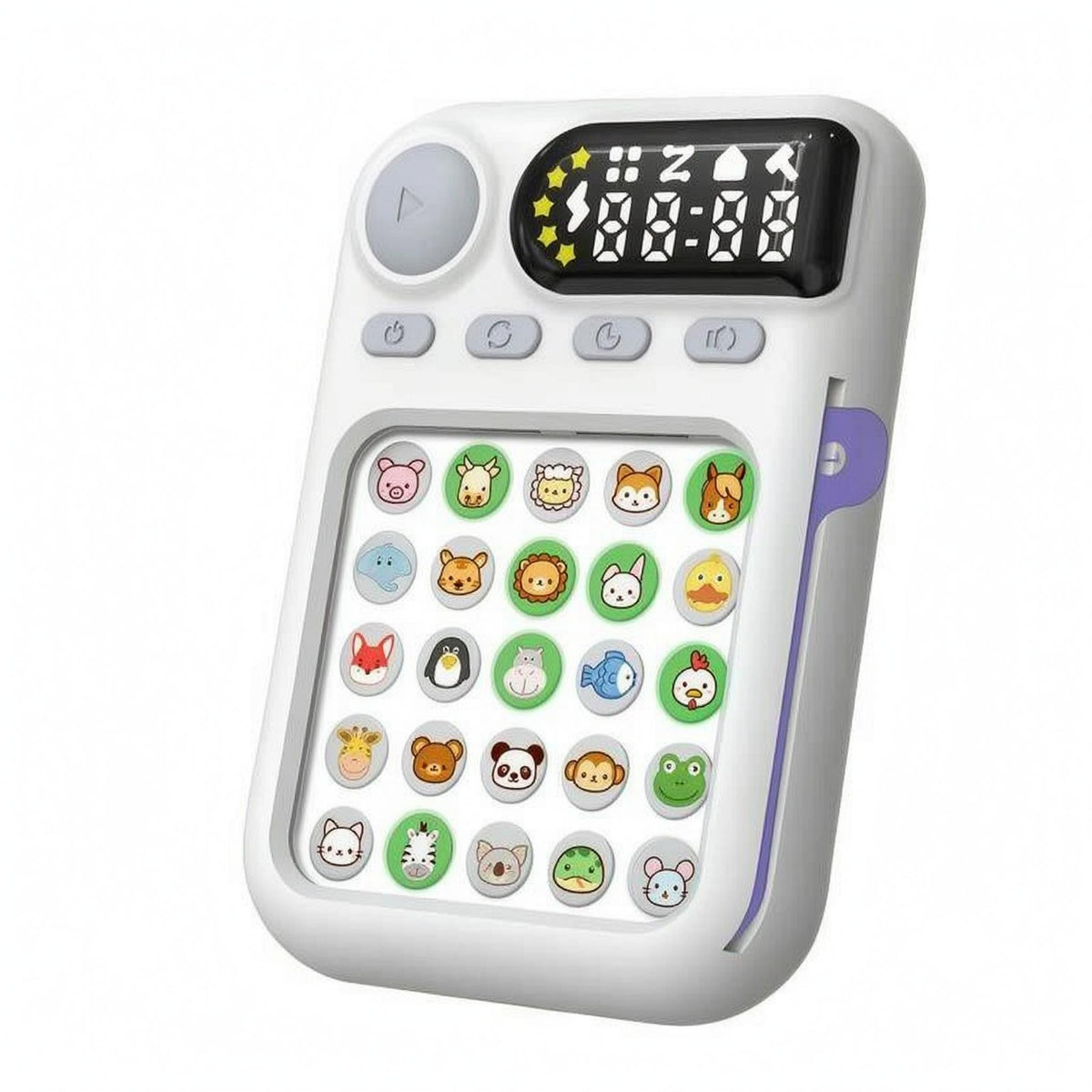 80 Cards Attention Training Toy Digital Display Memory Training Device Button Controls Study Aid Listening Practice