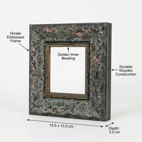 Ornate Wood Picture Frame Study Room, Embossed Relief Carved Photo Frame, Baroque Photo Frame for Art, Vintage Picture Frame, Antique Photo Frame