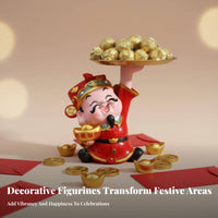 Cartoon Tiger Candy Dish Decorative and Functional Wide-Mouthed Tiger Storage Bowl House Decoration Handmade Creature Figurine