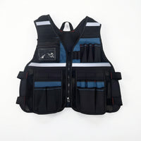 Tool Vest Reflective Tool Vest with Pockets Breathable for Construction Site