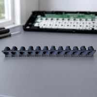 Single Row 12 Key Touch Strip Oval Openings Conductive Key Pad