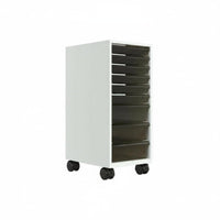 Under-Desk Design Mobile Filing Cabinet Removable Wheels Mobile File Cabinet Sturdy Construction Drawer Unit Large Capacity for Students, Teachers, Crafters, Study Room, Studio, Classroom