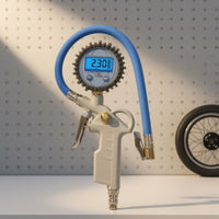 Tire Inflator with Pressure Gauge Exact Tool Heavy Duty for Mechanics, Drivers