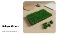 Grass Tufts Hand-Tear Miniature Grass Tufts DIY Wargaming Basing Material for Wargamers, Hobbyists, Dioramas, Architectural Models, Sand Tables