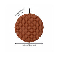 Inflatable Camping Cushion Easy to Carry Inflatable Seat Cushion Quick Inflation Portable Air Sitting Pad for Travel, Office