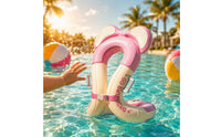 Anti-Leak Valve Inflatable Underarm Swim Flotation Device Safety Buckle U-Shaped Swim Buoy Hand Grips Children's Arm Buoy PVC