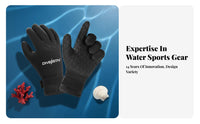 Neoprene Diving Gloves Cut Resistant 3mm Thermal Diving Gloves Watersports Gear Waterproof Safeguarding Hand Protection Keeps