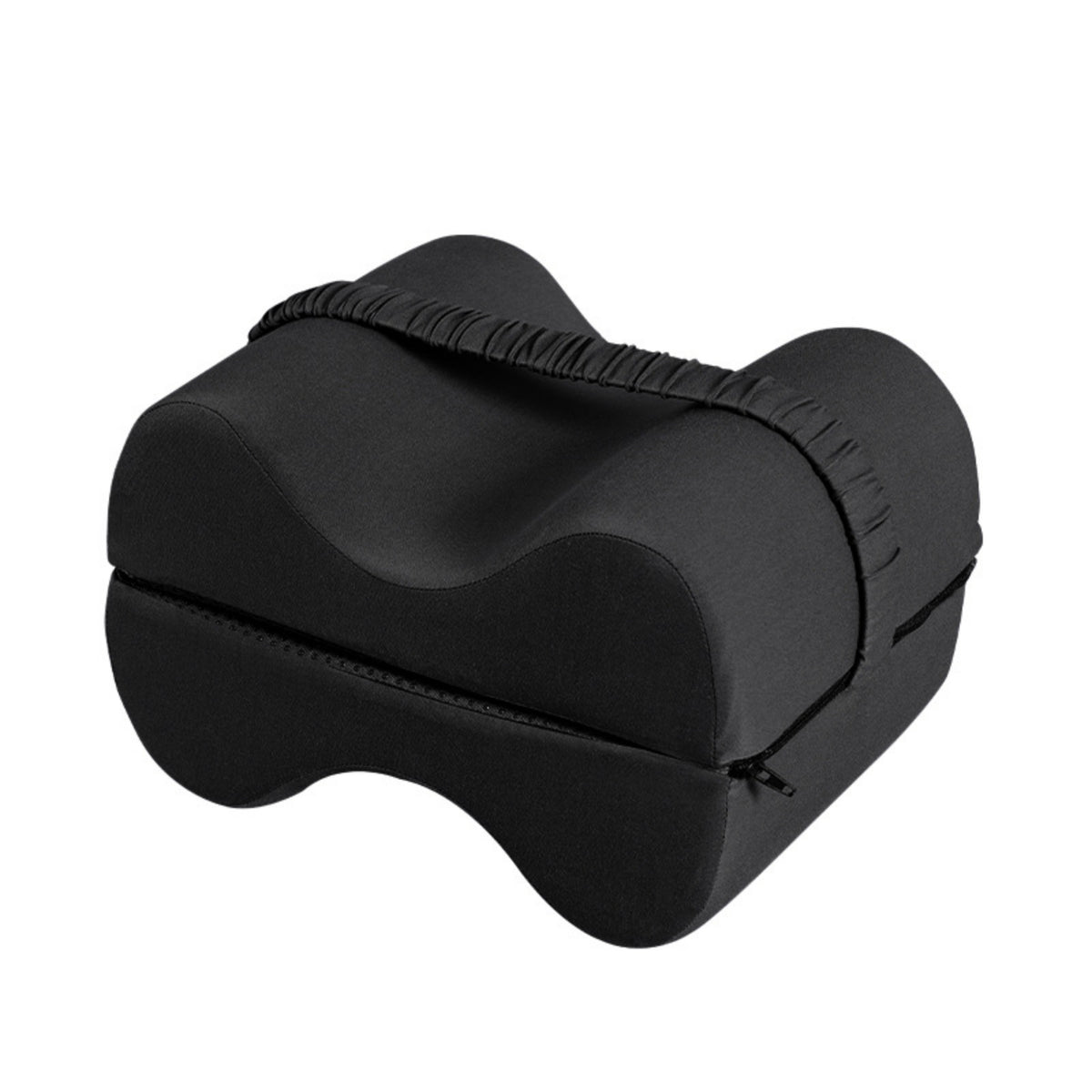 Contoured Foldable Leg Pillow Pressure Relief Memory Foam Leg Pillow Supportive Knee Cushion Alignment for Napping