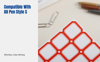 Rectangular Multi-Purpose Name Label Sticker, Writable Office Label