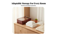 3 Pieces Underwear Storage Box Set adaptable Clothing Divider for homeowners