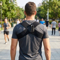 Back Support Belt XXL, Posture Corrector Back for Women Men, Adjustable Back Trainer, Elastic Breathable for 85-95kg