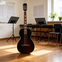 Glossy Acoustic Guitar with EQ 38-Inch Folk Acoustic Guitar Six-String Musical Instruments Player-Friendly for Accompaniment