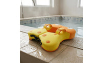 Hook-and-Loop Fastening Axillary Swim Float Printed Eyes Underarm Swim Coach Dot Decoration Inflatable Arm Floaties Adjustable Straps