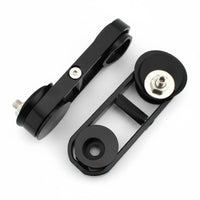 Adjustable Mirror Mount Easy to Install Mirror Relocation Bracket Improved Visibility Motorcycle Accessory for Street Riding