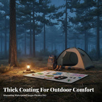 Foldable Outsidedoor Meal Blanket Waterresistant Portable Foldable Blanket Thickened Ground Mat for Families, Parents, Outsidedoor Meals, Camping