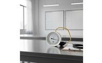 High Precision Aneroid Pressure Gauge Easy to Read Laboratory Pressure Gauge Clear Face Pressure Test Meter Sturdy Build for Teachers, Students, Laboratory, Classroom, School