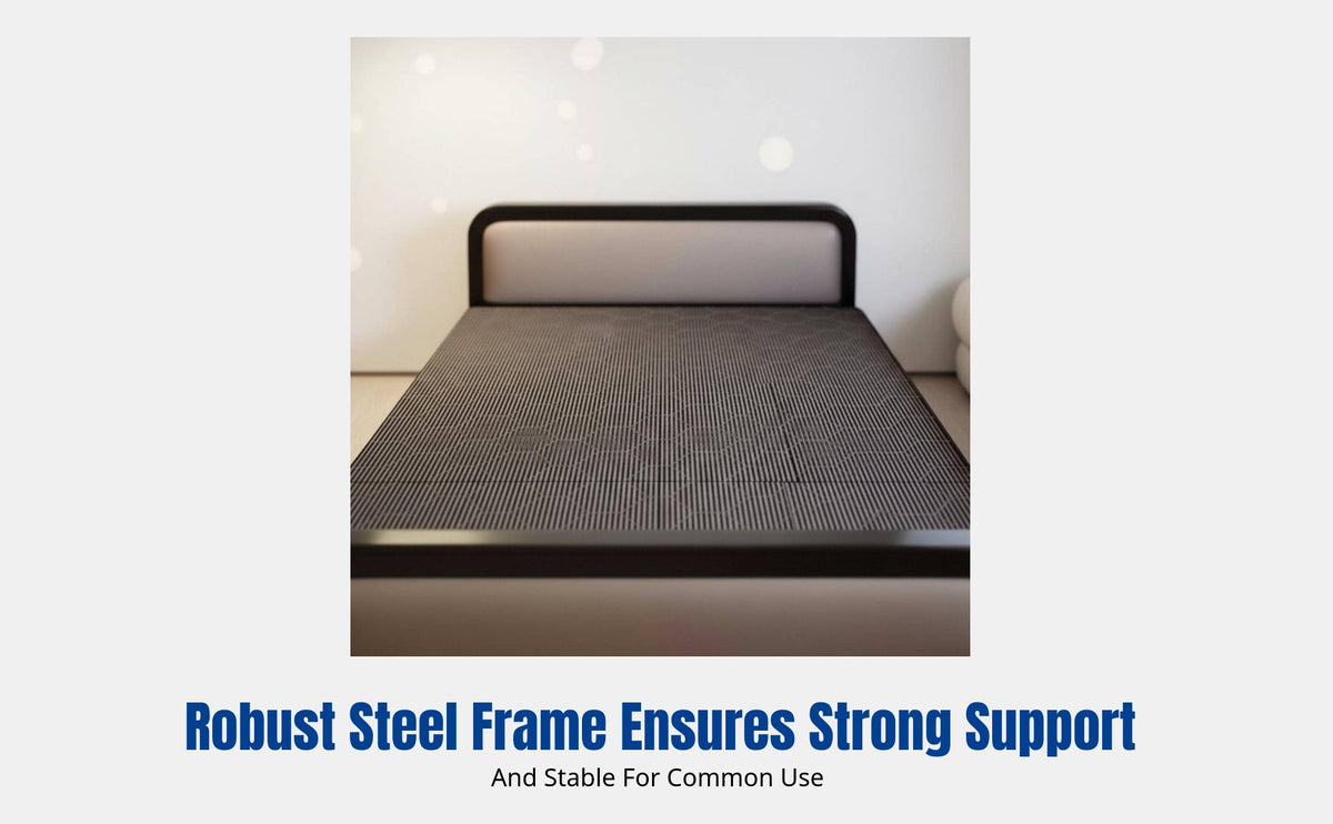 Folding Bed, Four-Fold Design, Portable, Hard Board, Home, Small Space, Bedroom, New Model