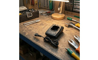 Battery Charger with Power Cord Compact Charger with A and C Cable Charging Dock Upright Charging Cradle Universal Voltage