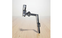 Stainless Steel Twin Rod Holder Sturdy Duty Construction Twin Fishing Rod Holder Clamp-On Fishing Pole Mount