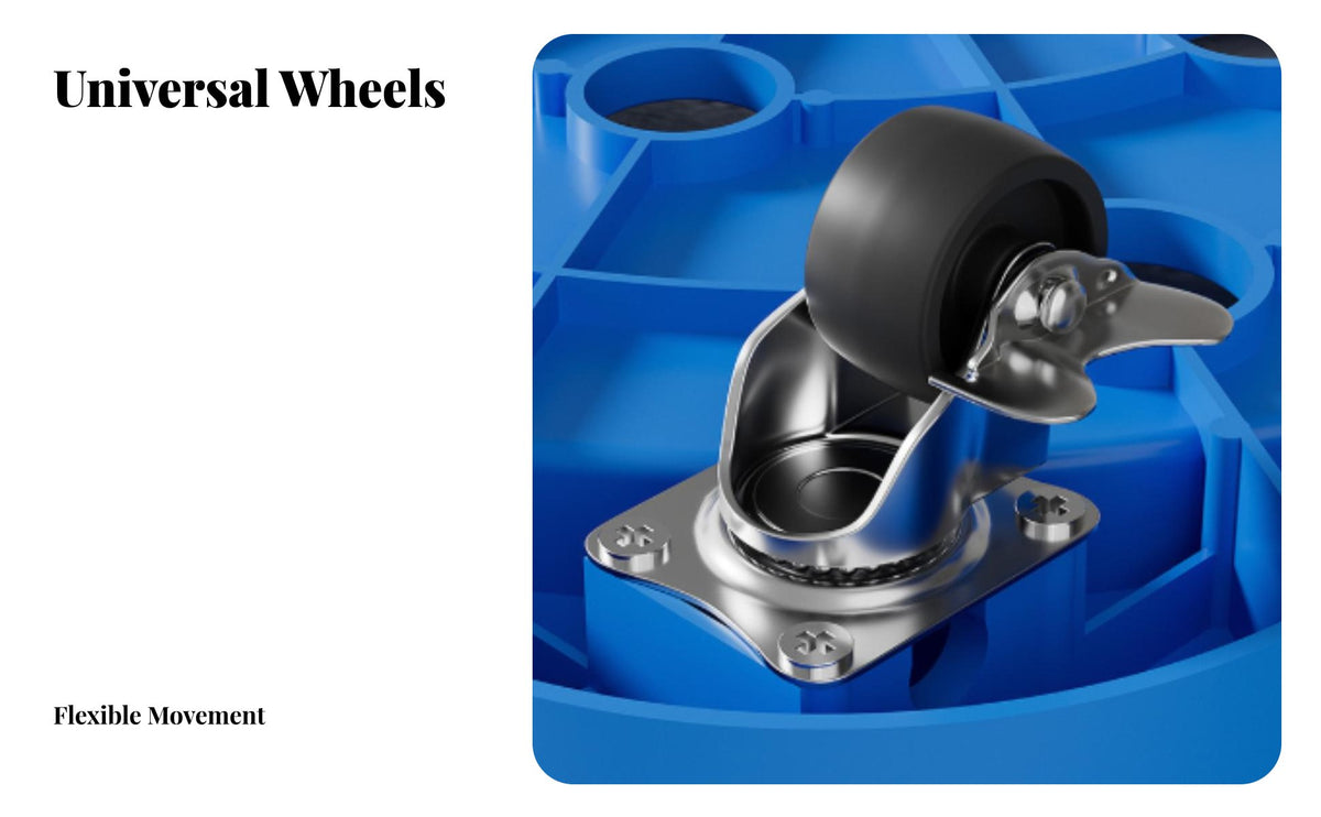 Gas Cylinder Rolling Base Full Rotation Casters Gas Cylinder Mobile Base Movable Carrier with Wheels for Gardeners, Kitchen, Garden, Outdoor