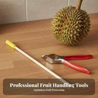 Durian Shell Crack Er Effortless Crack Ing Durian Crack Er Tool Kitchen Gadget Stainless Steel Safety Tip for Fruit Vendors