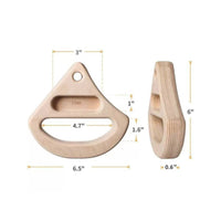 Wooden Fingerboard Lightweight Climbing Hold Coach Versatile for Rock Climbers