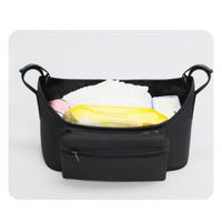 Pushchair Organizer Bag Multifunctional Universal Pushchair Handlebar Bag Multiple Compartments Infant Travel Essentials for Parents, Moms, Outings