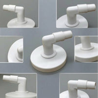 Compact Vacuum Plate with Elbow Resistant Skimmer Vacuum Plate in-Ground Pool Accessory Compatible