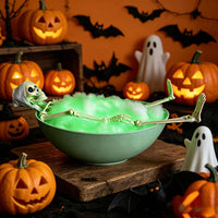 The Skeleton Takes a Bath Halloween Skeleton Bathing Decorative Ornament