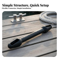 Docking Snubber High Elasticity Rubber Docking Dock Line Snubber Wear-Resistant Boat Rope Shock Absorber Anti