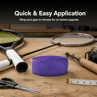 Anti-Slip Sweat-Absorbent Grip Tape for Fishing Rods, Bicycle Handlebars, and Rackets