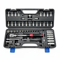 51 Pieces Ratchet Socket Set Precision Calibration Socket Wrench Kit Auto Repair Tool Set