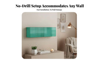Clear Acrylic Book Ledge Shielding Front Lip Transparent Wall Cubby Heavy Duty