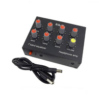 Stereo Preamplifier with Equalizer Desktop Headphone Amplifier Volume Control