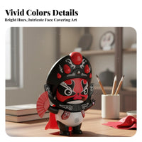 Sichuan Opera Face Changing Doll Decorative Ornament Chinese Bian Lian Toy Interactive Entertainment Chinese Opera Face Changer Toy for Collectors