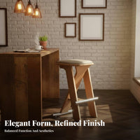 Original Design Double Counter Seat Modern design Bar Chair Easy to Clean High Stool robustDuty Support for Adults, Homeowners, Kitchen Island, Restaurant, Cafe