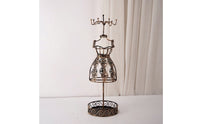 Dress Form Jewelry Display Tabletop Jewelry Display Rack Antique-Style for Boutique