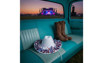 Patriotic Cowboy Hat Festive Red, White, and Blue Cowboy Hat Lightweight Costume Headwear for Independence Day, Processions, Parties