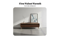 Durable Wood Coffee Table with Drawers Nordic aesthetic Low Table with Drawer and Shelf space-saving Design Household Furniture Spacious Storage for Apartment Dwellers, Homeowners, Families, Living Room, Lounge Area, Home