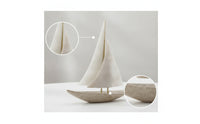 Sailboat Ornament Minimalist Sailboat Sculpture Modern Tabletop Decor for Homeowners, Decorators, Entryway
