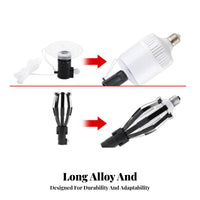 3 Pieces High Ceiling Bulb Remover Tool Accommodates Most Bulbs High Ceiling Bulb Changer for Maintenance Workers