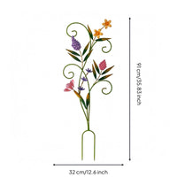 Plant Trellis Easy to Install Plant Support Garden Decor Texture Metal Blossom Stake