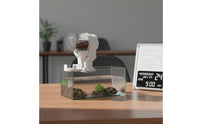 Adjustable Portions Automatic Turtle Feeder Large Capacity Timed Turtle Food Dispenser Portion Control Timed Pet Food Dispenser Single-Button Operation for Travelers, Busy Professionals, Terrarium